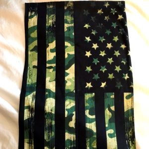 Navy Naivey Camo Bandanna Mask